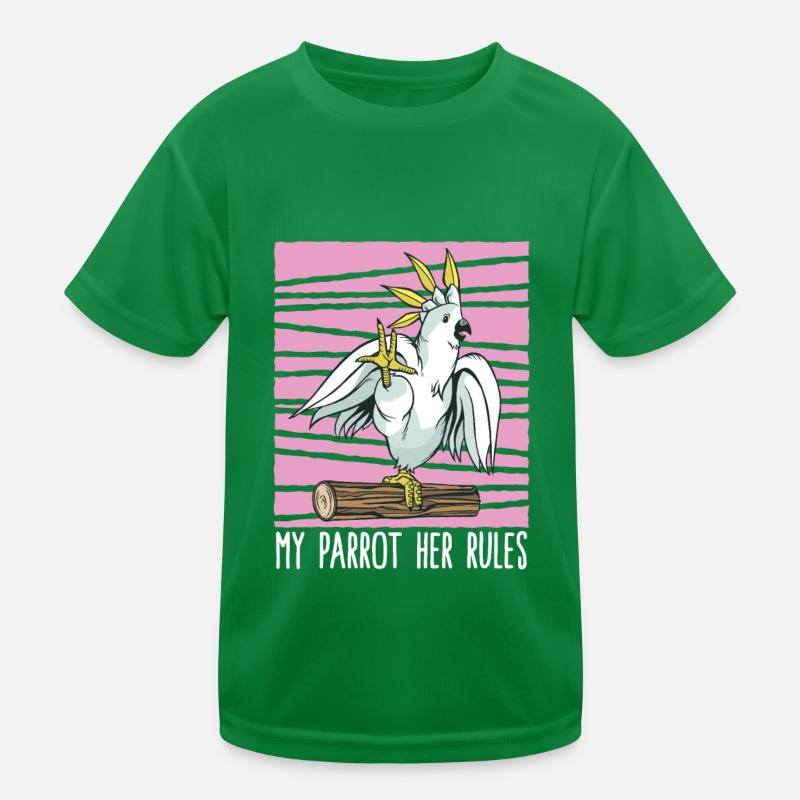 Perroquet T-shirt sport Enfant