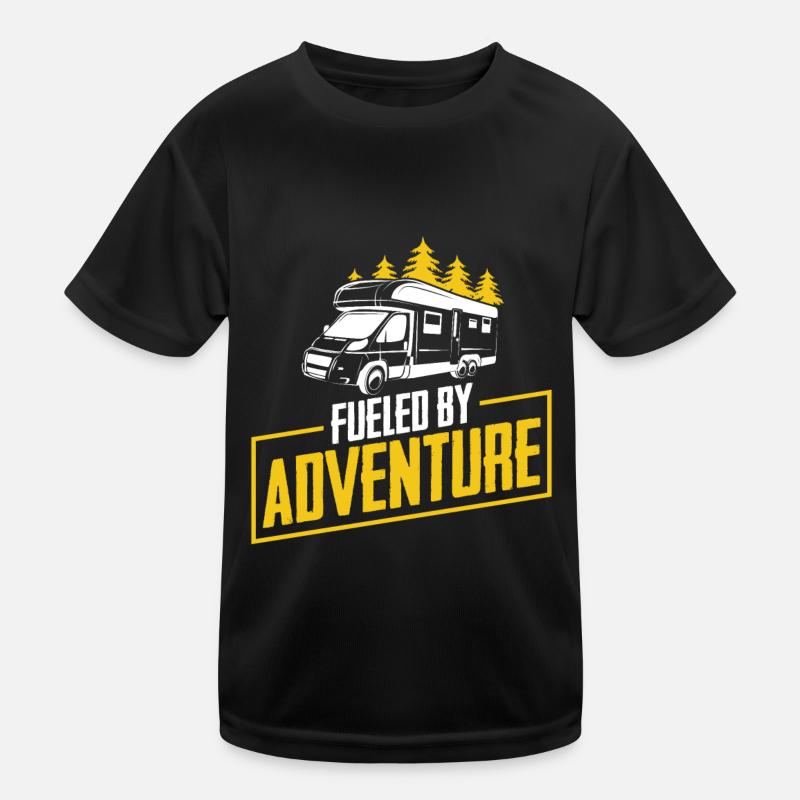 Caravan Motorhome Caravan Camper Kids Functional T-Shirt