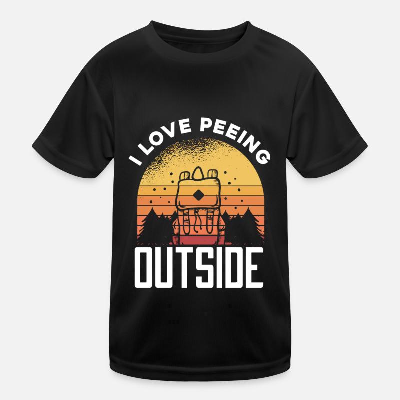 Camping Camping Campsite Camping Kids Functional T-Shirt