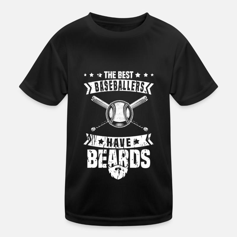 Baseball Kinder Funktions-T-Shirt