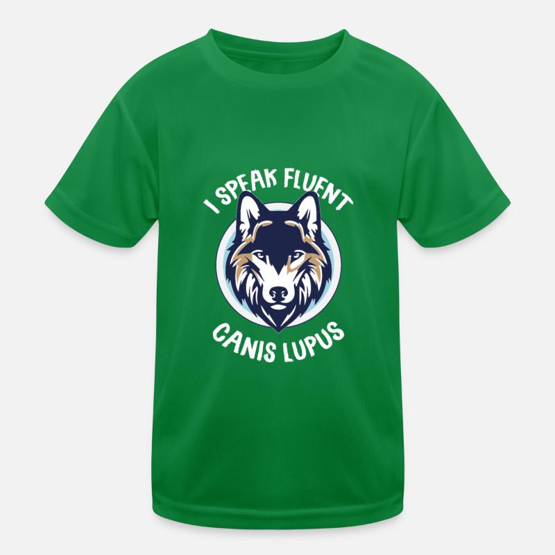 Wolf Kinder Funktions-T-Shirt