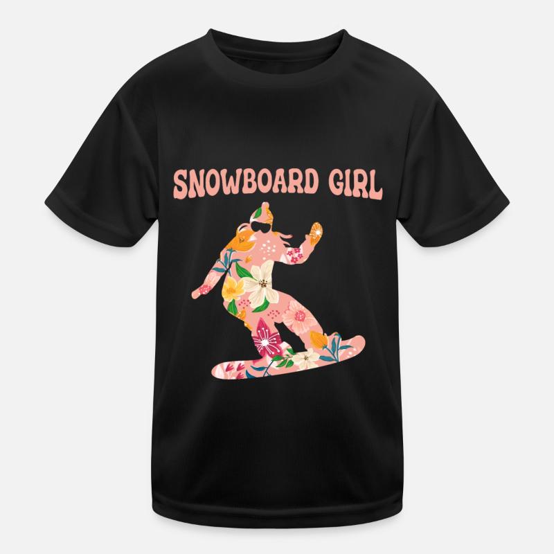 Snowboard Snowboarder Snowboarding T-shirt sport Enfant