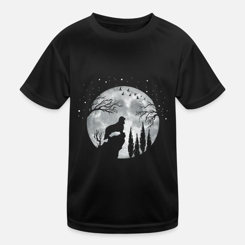 King Charles Cavalier Hund Kinder Funktions-T-Shirt