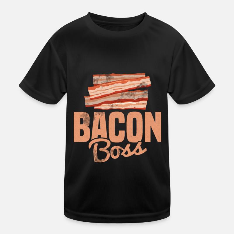 Bacon Bacon Breakfast Kids Functional T-Shirt