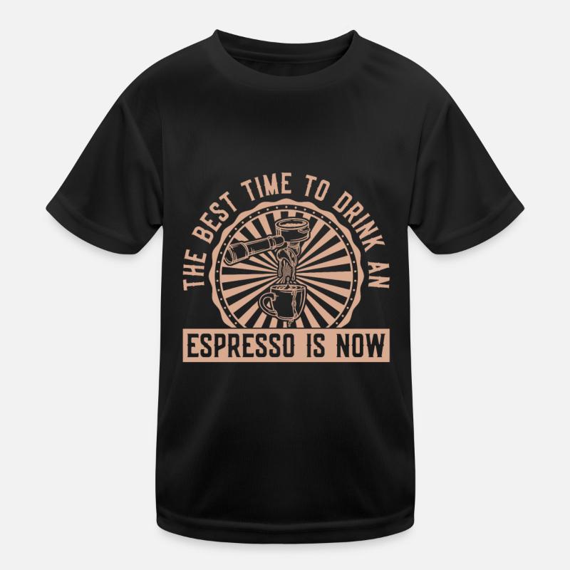 Café expresso T-shirt sport Enfant