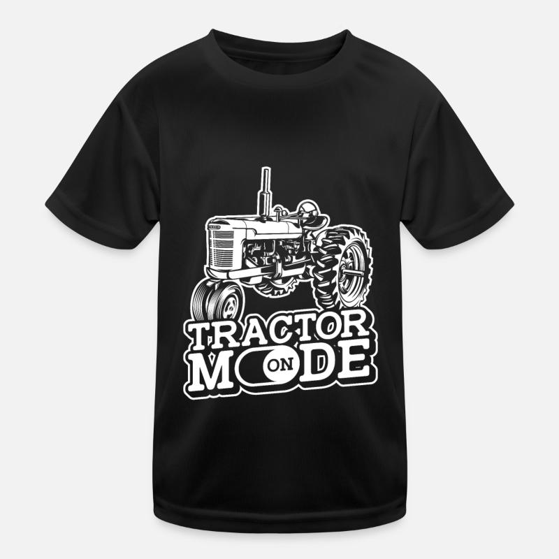 Trekker Traktor Trecker Landwirt Bauer Kinder Funktions-T-Shirt