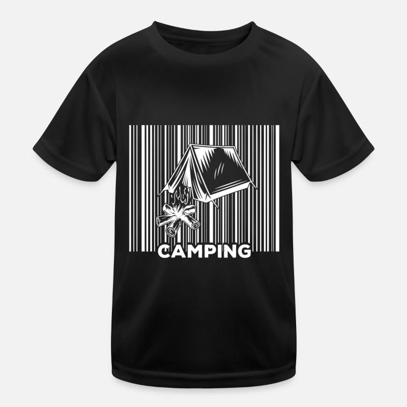 Camping Camping Campsite Camping Kids Functional T-Shirt