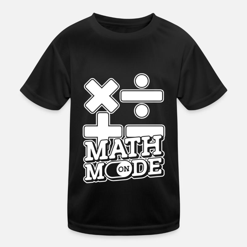 Professeur de mathématiques Mathématicien Professeur de mathématiques Mathématiques T-shirt sport Enfant