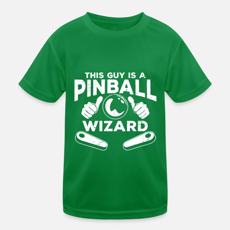 Retro Pinball Flipper Vintage Arcade Gaming Kinder Funktions-T-Shirt