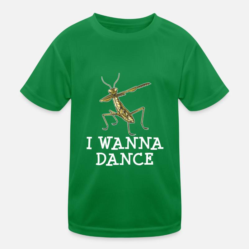 Gottesanbeterin Kinder Funktions-T-Shirt