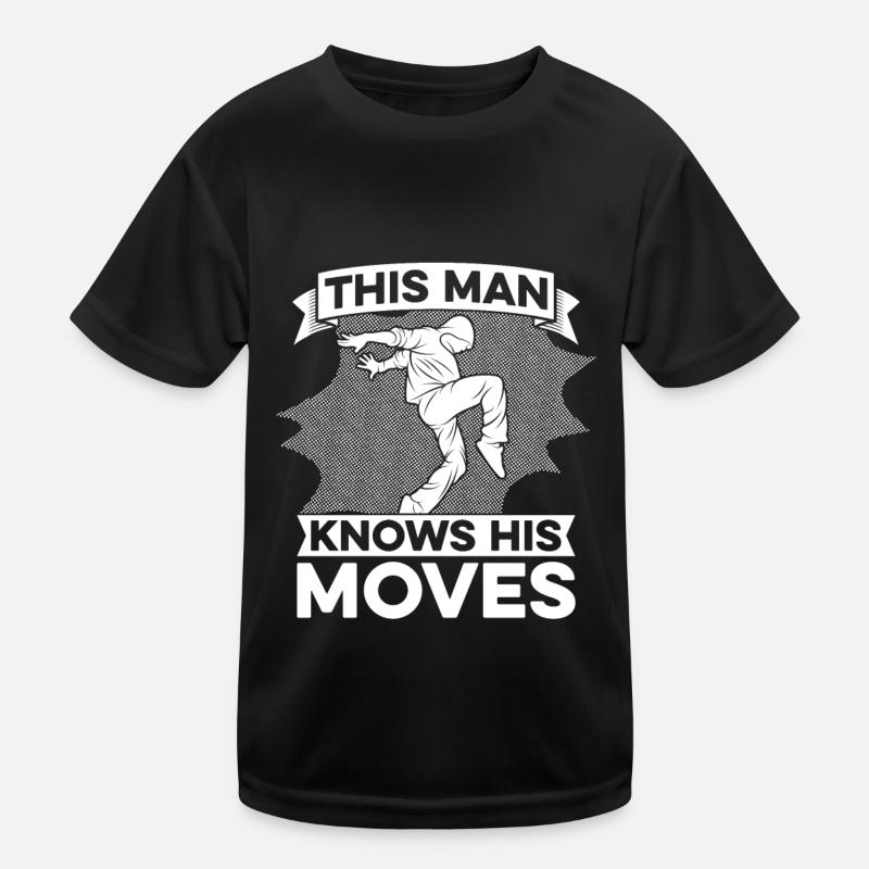 Dancing Dancer Dance Kids Functional T-Shirt