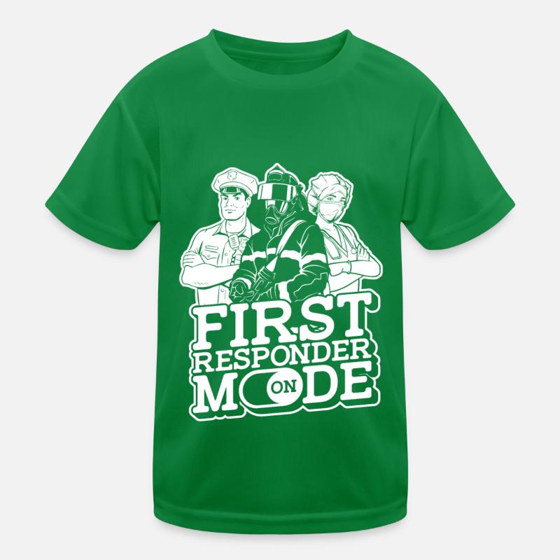 Service d’urgence paramédical pertinent pour le système T-shirt sport Enfant