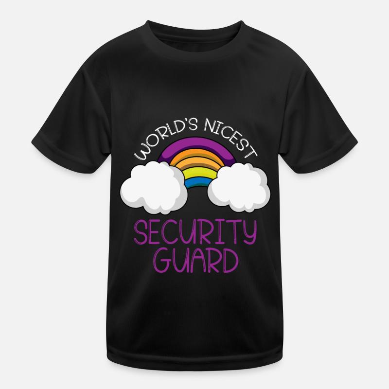 Service de sécurité des agents de sécurité T-shirt sport Enfant