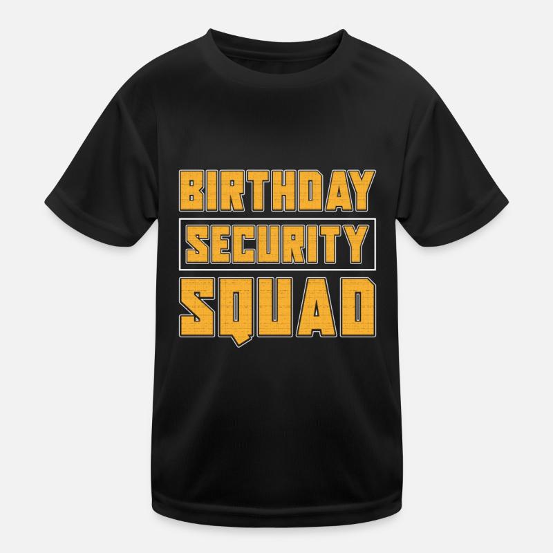 Security Security Guard Security Service Kids Functional T-Shirt