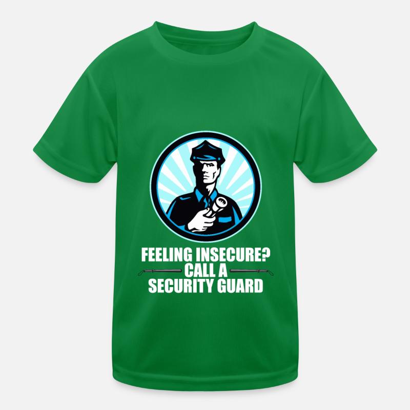 Security Security Guard Security Service Kids Functional T-Shirt