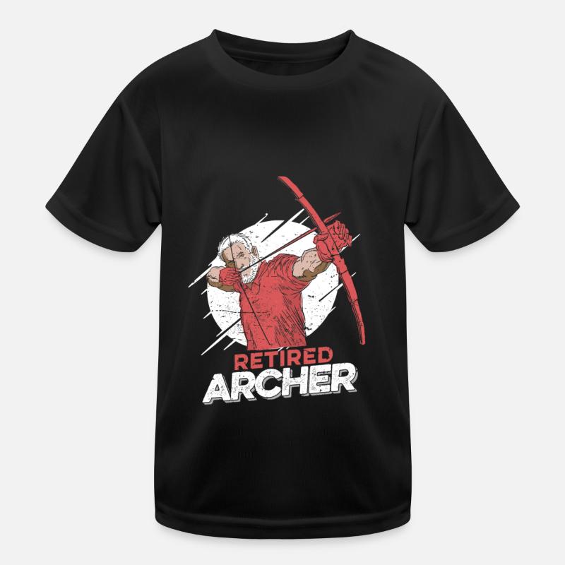 Bogenschütze Bogensport Pfeil Bogen Bogenschießen Kinder Funktions-T-Shirt