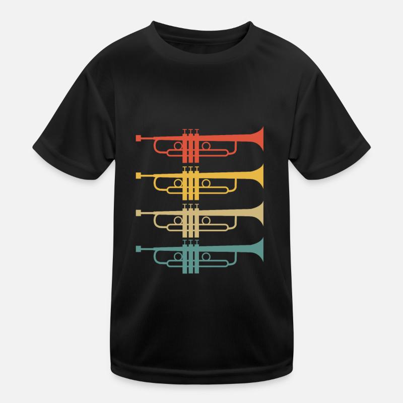Posaune Kinder Funktions-T-Shirt