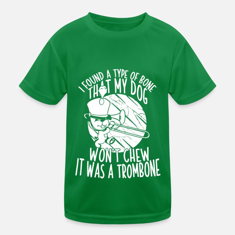 Posaune Kinder Funktions-T-Shirt