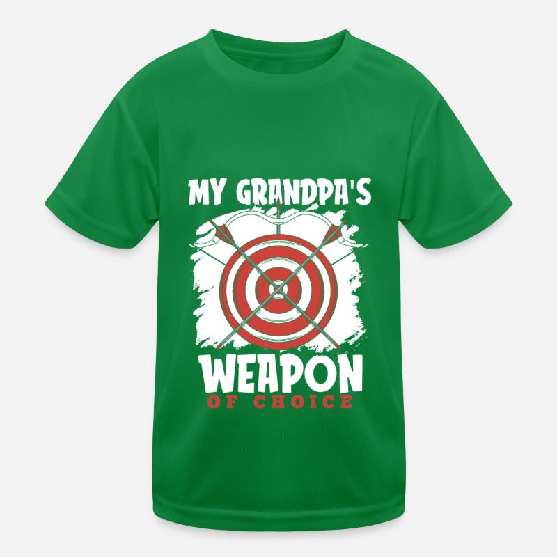 Archer Archery Arrow Archery Archery Kids Functional T-Shirt