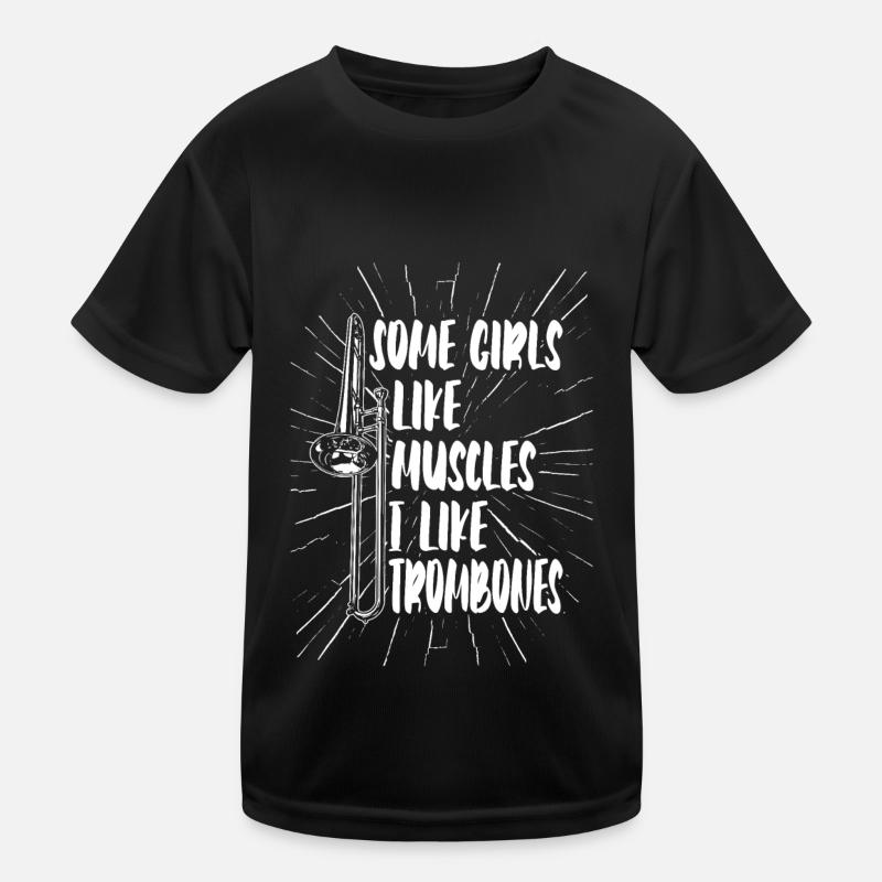 Posaune Kinder Funktions-T-Shirt