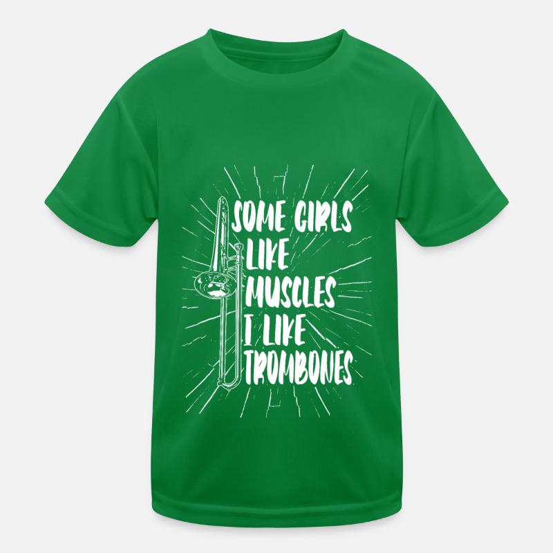 Posaune Kinder Funktions-T-Shirt