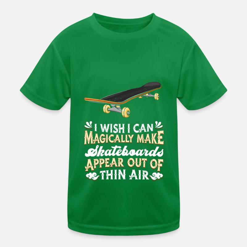 Skateboard Skateboarder Skater Kinder Funktions-T-Shirt