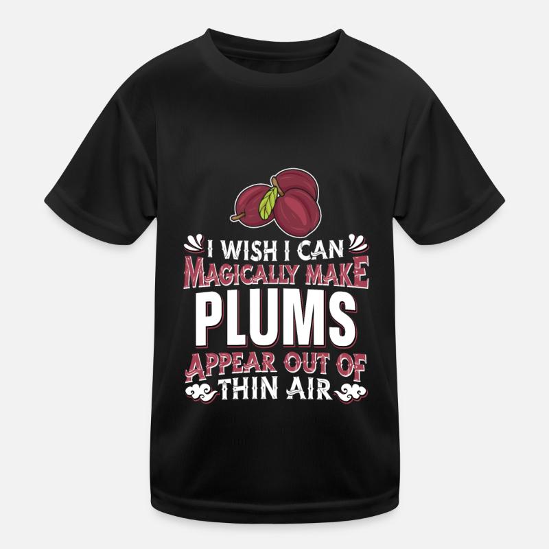 Pflaumen Kinder Funktions-T-Shirt