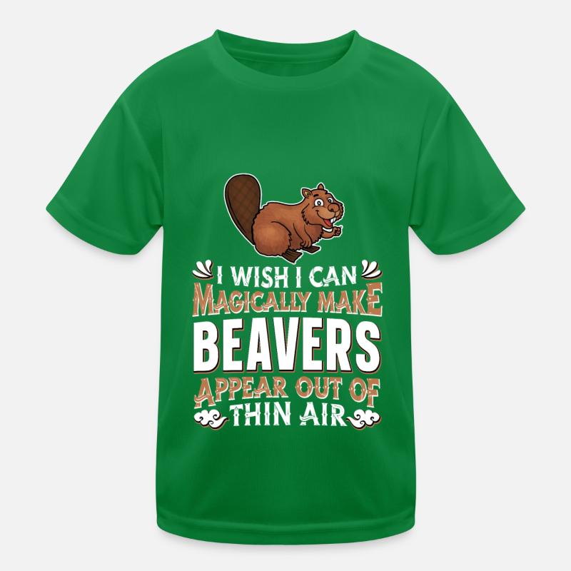 Biber Kinder Funktions-T-Shirt