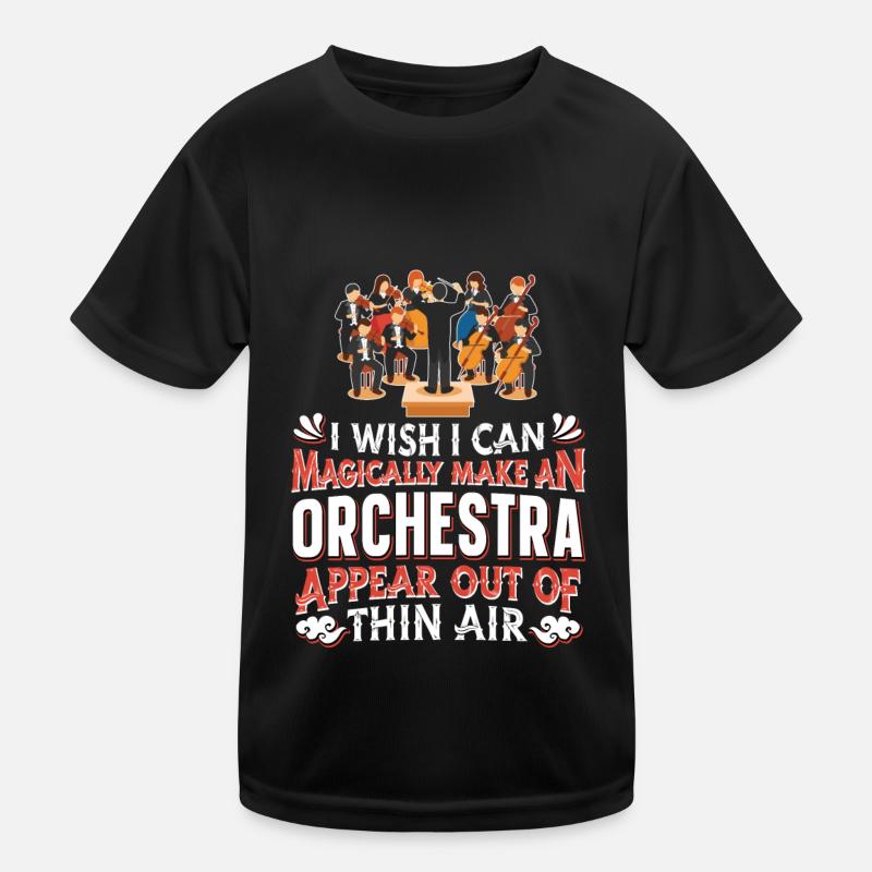 Orchestra Classical Concert Classical Music Kids Functional T-Shirt
