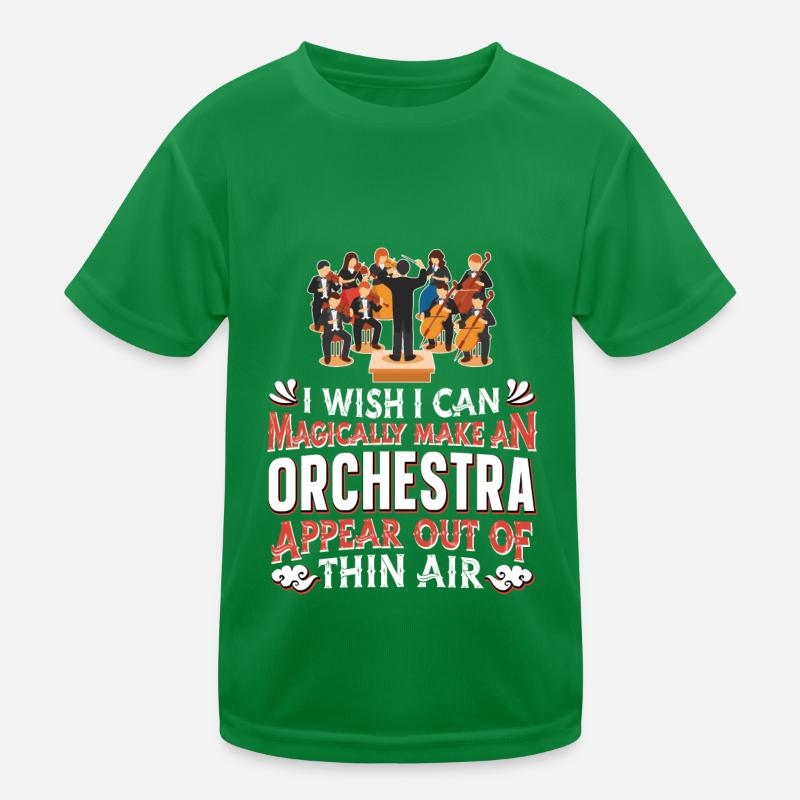 Orchestra Classical Concert Classical Music Kids Functional T-Shirt