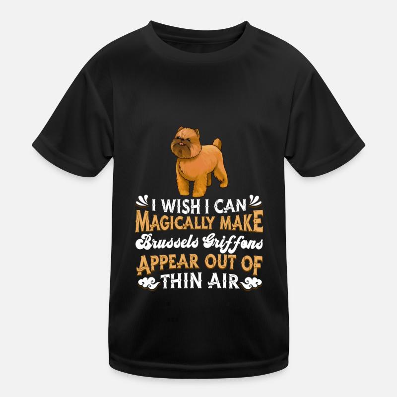 Chien Griffon de Bruxelles T-shirt sport Enfant