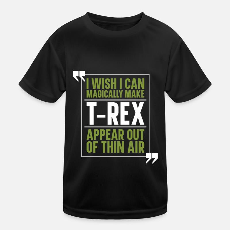 T-Rex Tyrannosaurus Rex T-shirt sport Enfant