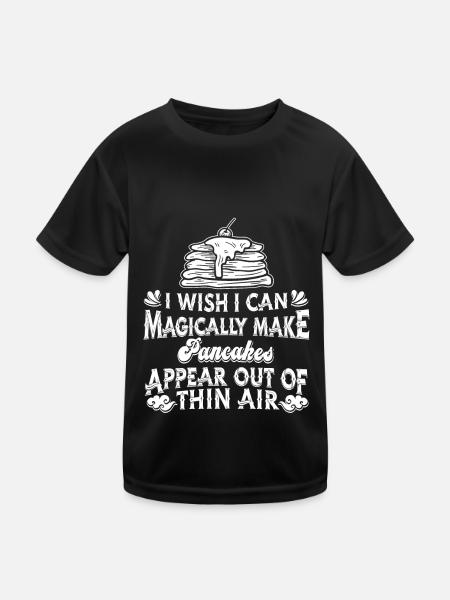 Crêpes Eierkuchen - T-shirt sport Enfant - noir - Devant