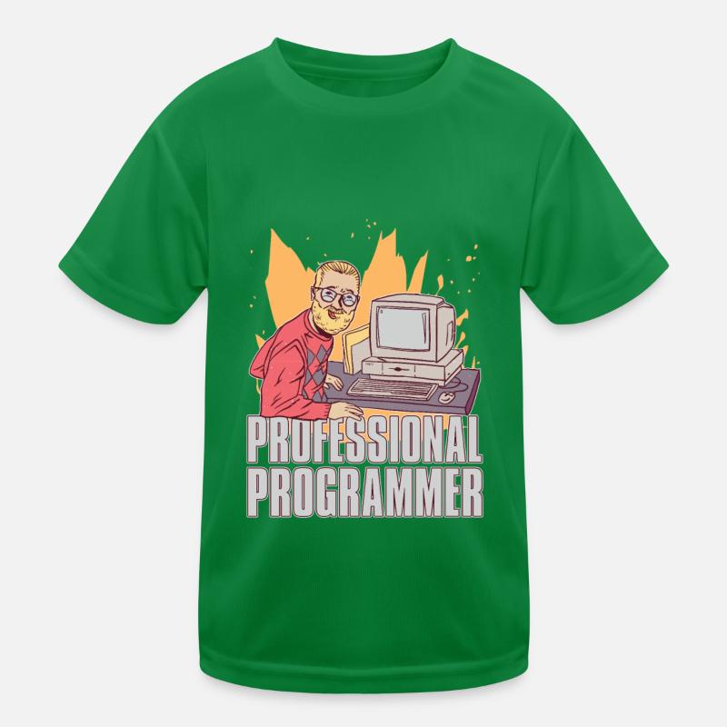 Programmierer Coder Software Entwickler Kinder Funktions-T-Shirt