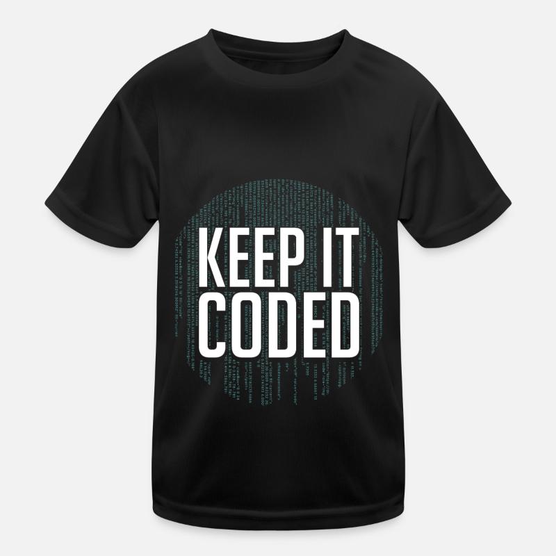 Programmeur Coder Développeur de logiciels T-shirt sport Enfant