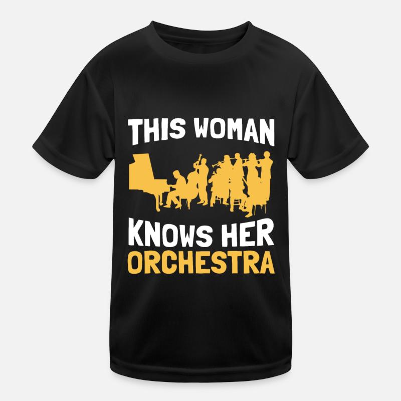 Orchestra Classical Concert Classical Music Kids Functional T-Shirt