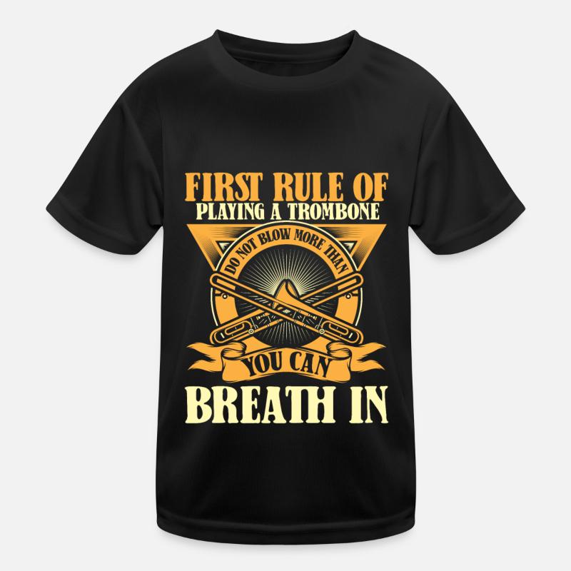 Posaune Kinder Funktions-T-Shirt