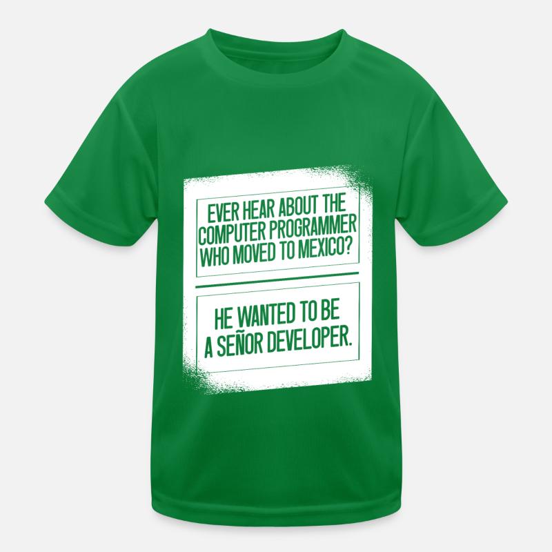Programmeur Coder Développeur de logiciels T-shirt sport Enfant