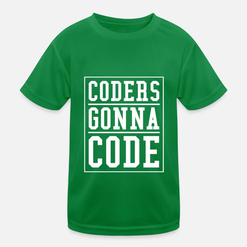 Programmierer Coder Software Entwickler Kinder Funktions-T-Shirt