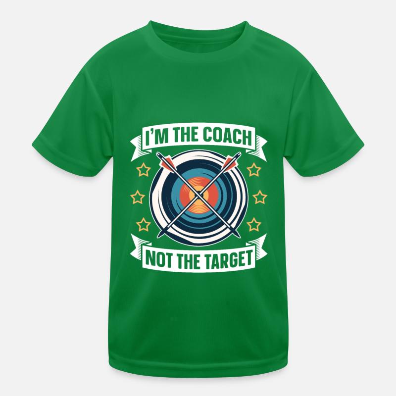 Bogenschütze Bogensport Pfeil Bogen Bogenschießen Kinder Funktions-T-Shirt