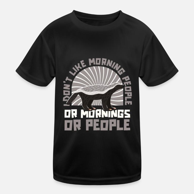 Honigdachs Kinder Funktions-T-Shirt