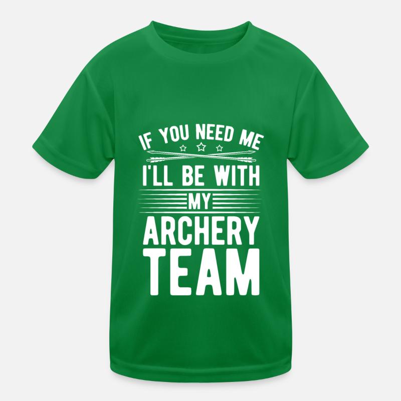 Archer Archery Arrow Archery Archery Kids Functional T-Shirt