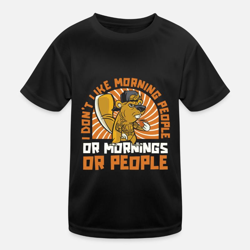 Biber Kinder Funktions-T-Shirt