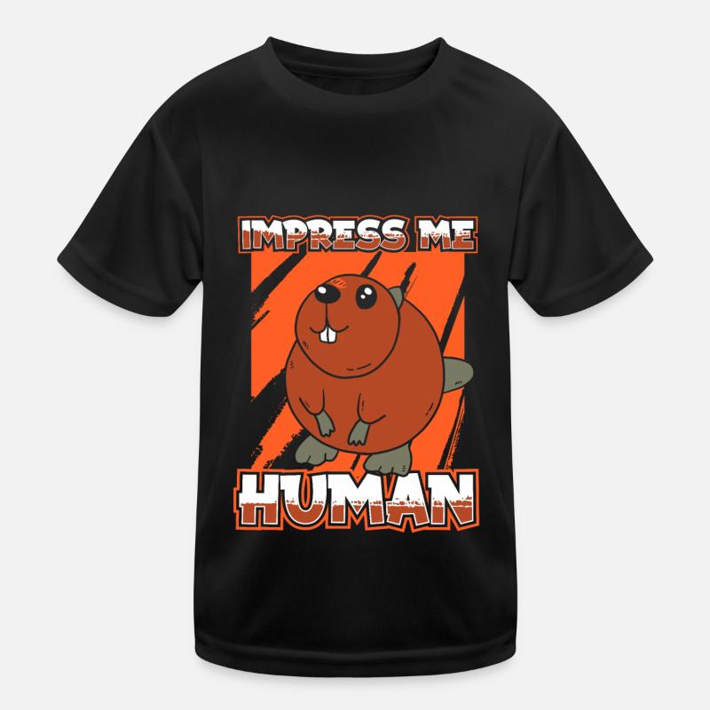 Biber Kinder Funktions-T-Shirt