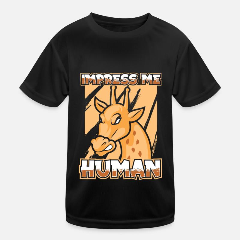 Giraffe Afrika Savanne Safari Kinder Funktions-T-Shirt