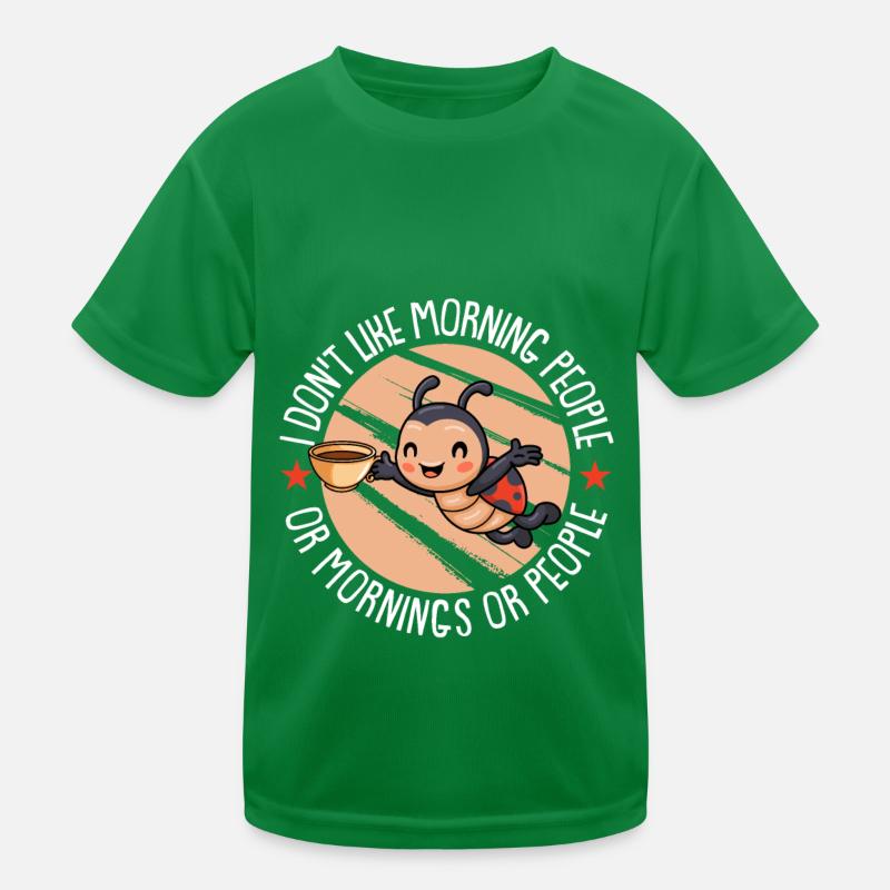 Marienkäfer Modschegiebchen Mariechenkäfer Kinder Funktions-T-Shirt