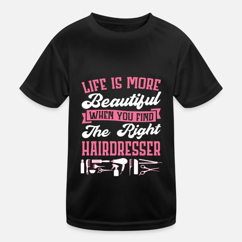 Coiffeur Coiffeur Coiffure Coiffure Coiffure Coiffure T-shirt sport Enfant