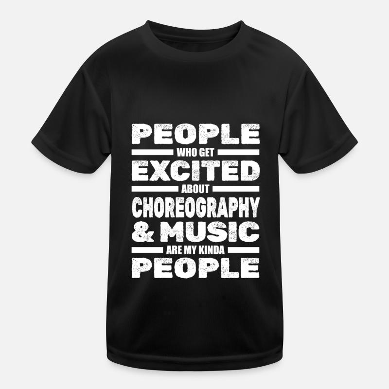Tanzen Tänzer Tanz Kinder Funktions-T-Shirt