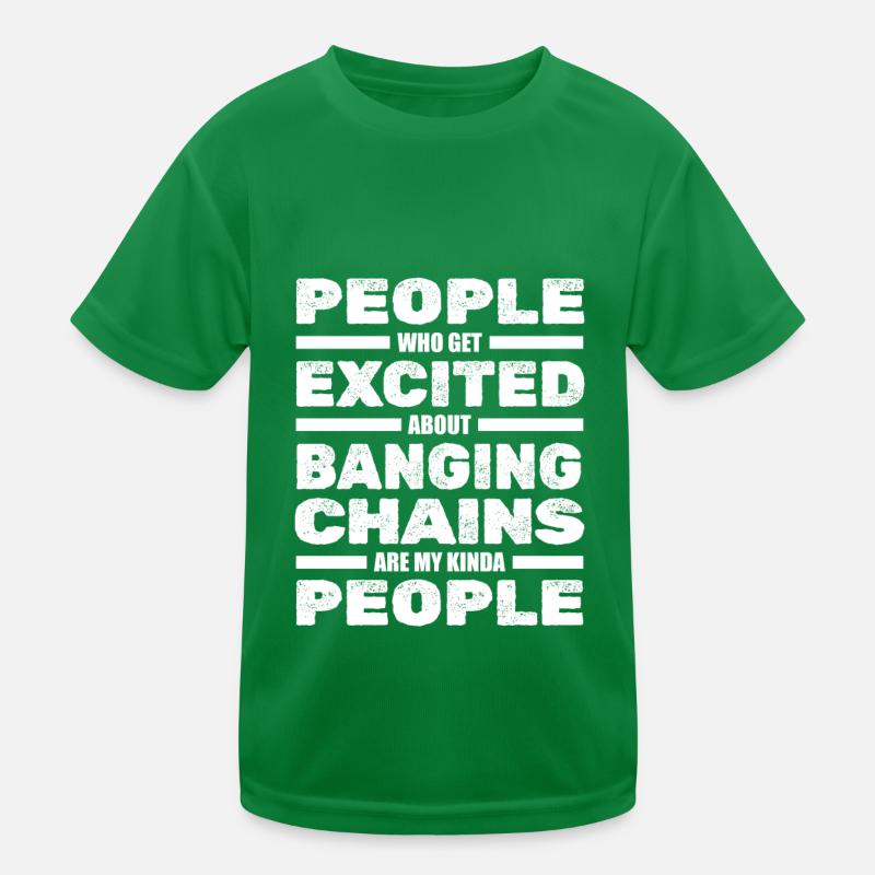 Frisbee Golf Kinder Funktions-T-Shirt