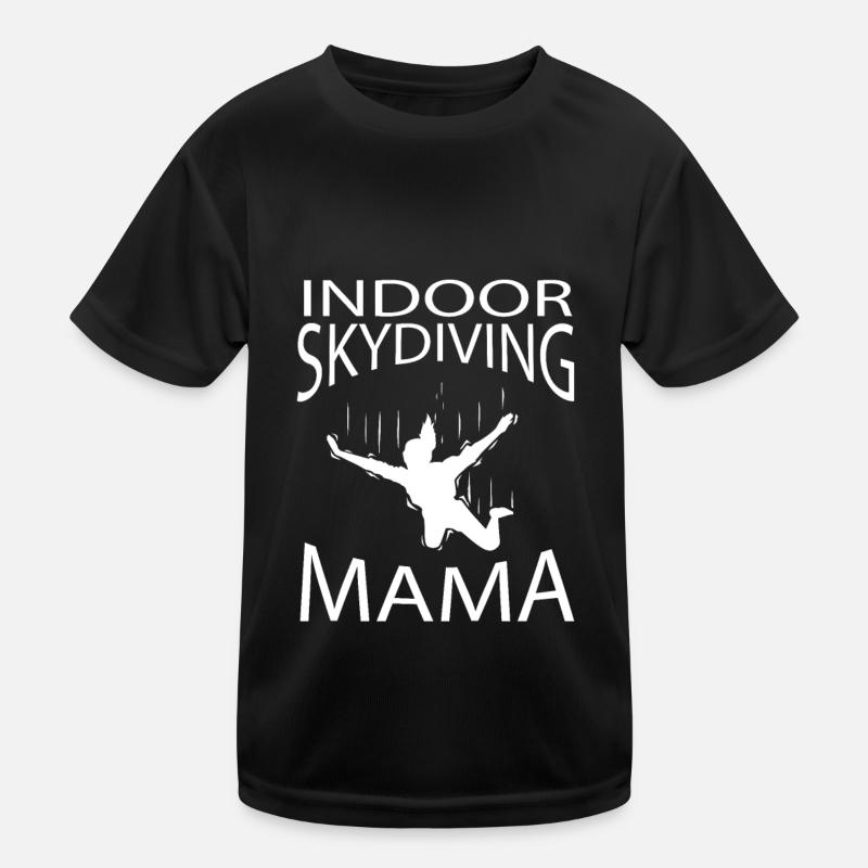 Indoor Skydiving Kids Functional T-Shirt